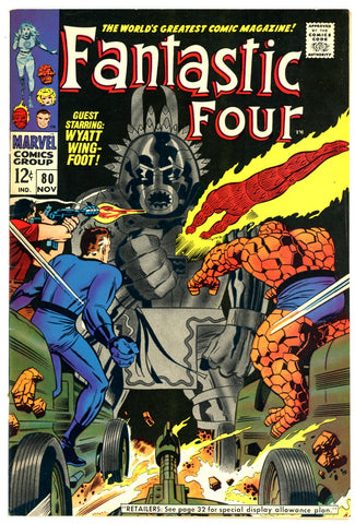 Fantastic Four #080 VERY FINE+ 1968