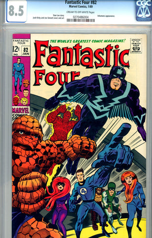 Fantastic Four #082  CGC graded 8.5 - SOLD!