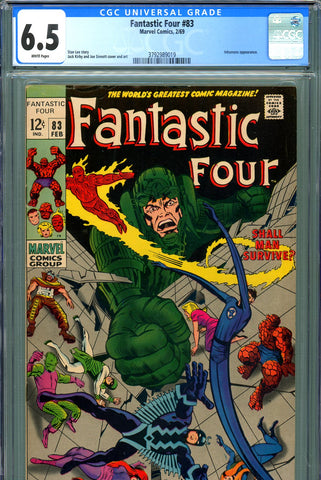 Fantastic Four #083 CGC graded 6.5  Inhumans cover/story - SOLD!