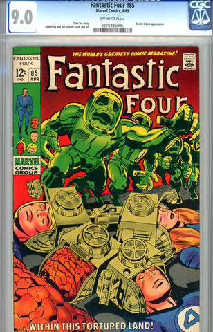 Fantastic Four #85  CGC graded 9.0 - SOLD!