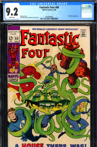 Fantastic Four #088 CGC graded 9.2 - Mole Man appearance - SOLD!