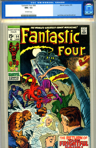 Fantastic Four #094 CGC graded 9.6 SOLD!