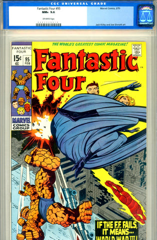 Fantastic Four #095 CGC graded 9.6 Crystal leaves - 2nd highest graded - SOLD!