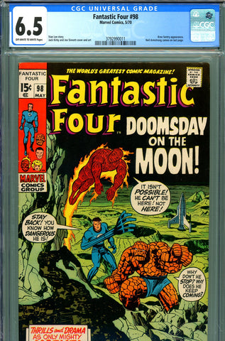 Fantastic Four #098 CGC graded 6.5 - Kree Sentry appearance - SOLD!