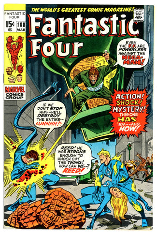 Fantastic Four #108 VERY FINE+  1971