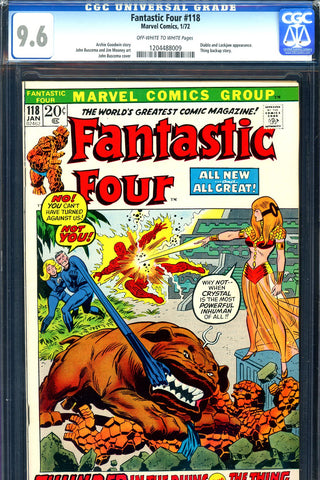 Fantastic Four #118 CGC graded 9.6 Diablo appearance - SOLD!