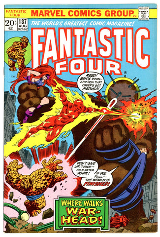 Fantastic Four #137   VERY FINE   1973