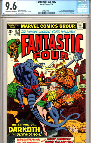 Fantastic Four #142  CGC 9.6 first Darkoth SOLD!