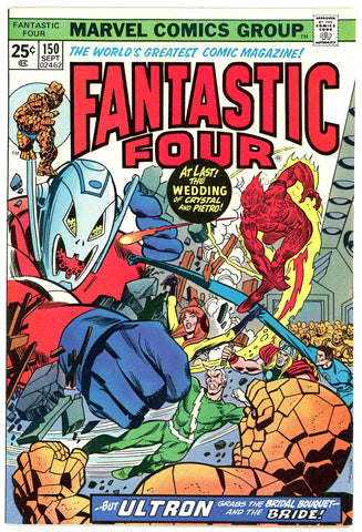 Fantastic Four #150 VERY FINE+  1974 wedding
