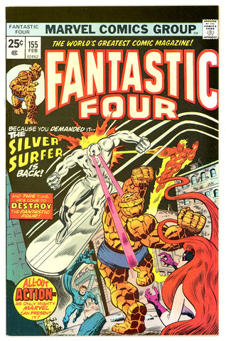 Fantastic Four #155  NEAR MINT-   1975