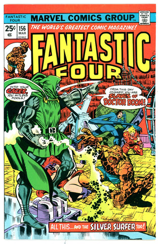 Fantastic Four #156 VF/NEAR MINT  1975 Silver Surfer