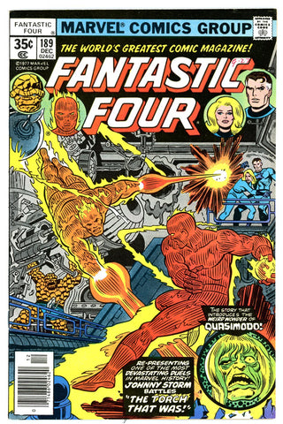 Fantastic Four #189 VF/NEAR MINT  1977