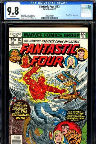Fantastic Four #192 CGC graded 9.8 HIGHEST GRADED 2nd Texas Twister - SOLD!