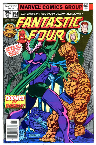 Fantastic Four #194   VF/NEAR MINT   1978