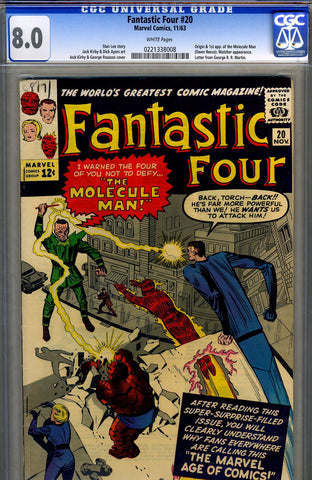 Fantastic Four #20   CGC graded 8.0 - SOLD