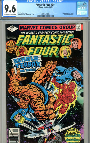 Fantastic Four #211 CGC graded 9.6  first Terrax SOLD!