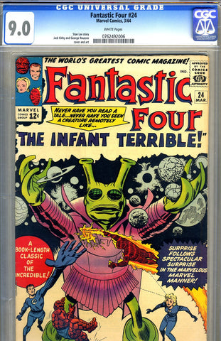 Fantastic Four #24   CGC graded 9.0 - SOLD!