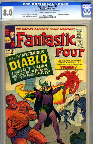 Fantastic Four #30   CGC graded 8.0 - SOLD