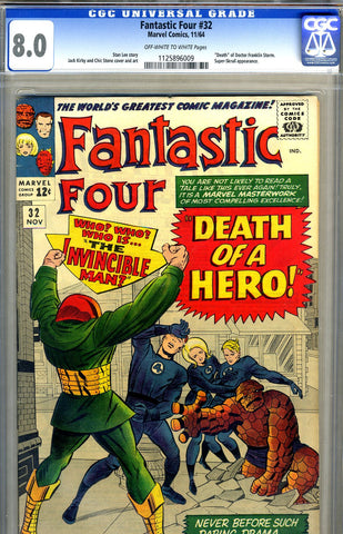 Fantastic Four #32   CGC graded 8.0 - SOLD