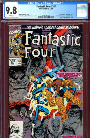 Fantastic Four #347 CGC graded 9.8 HIGHEST GRADED - SOLD!