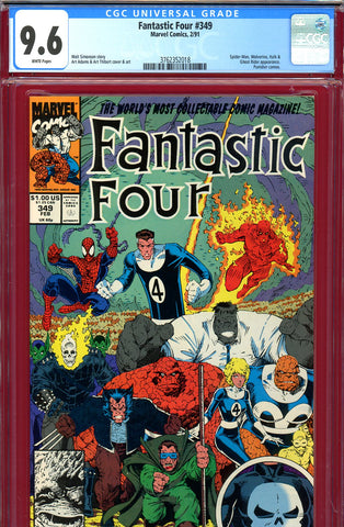 Fantastic Four #349 CGC graded 9.6  guests galore! - SOLD!