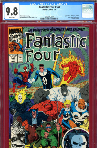 Fantastic Four #349 CGC graded 9.8  guests galore! - SOLD!