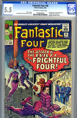 Fantastic Four #036   CGC graded 5.5 - SOLD!