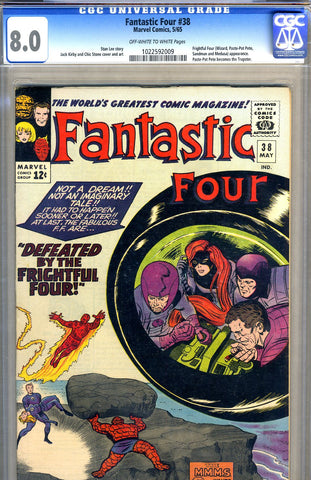 Fantastic Four #38   CGC graded 8.0 -  SOLD