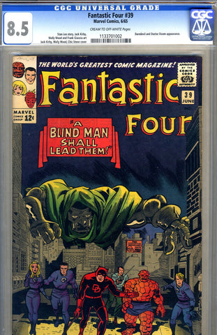 Fantastic Four #39   CGC graded 8.5 - SOLD