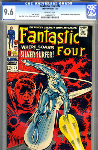 Fantastic Four #72   CGC graded 9.6 - SOLD