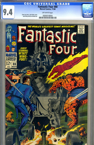 Fantastic Four #80  CGC graded 9.4 - SOLD