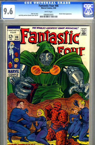 Fantastic Four #086  CGC graded 9.6 - white pages - SOLD!