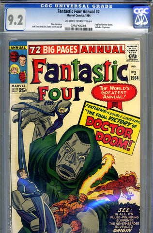 Fantastic Four Annual #02   CGC  graded 9.2 - SOLD!