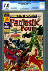 Fantastic Four Annual #5 CGC graded 7.0 - first solo Silver Surfer story