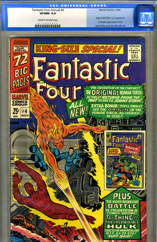 Fantastic Four Annual #4  CGC graded 9.0 - SOLD