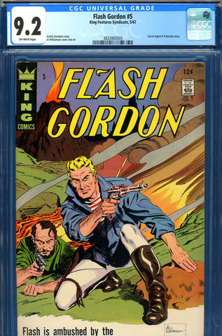 Flash Gordon #05 CGC graded 9.2  Secret Agent X-9 - SOLD!
