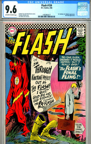 Flash #159 CGC graded 9.6 SOLD!