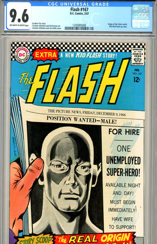 Flash #167 CGC graded 9.6 - origin retold SOLD!