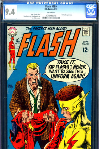 Flash #189 CGC graded 9.4 - SOLD!