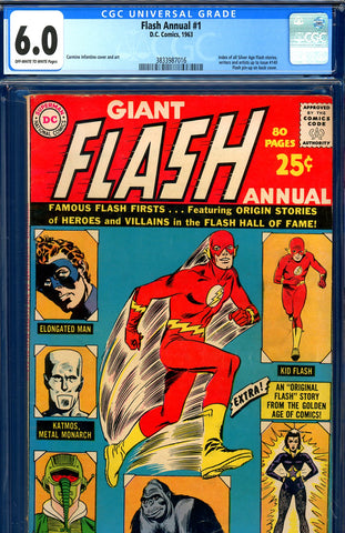 Flash Annual #1 CGC graded 6.0 - reprints key stories (1963) - SOLD!