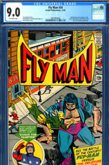 Fly Man #34 CGC graded 9.0 - SHIELD stories begin in title