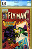 Fly Man #36 CGC graded 8.0  origin/1st app of The Web - SOLD!
