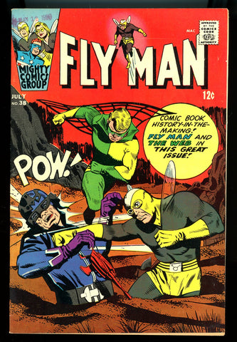 Fly Man #38   VERY FINE+   1966
