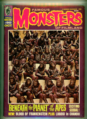 Famous Monsters of Filmland #080 CGC graded 7.0 - SOLD!