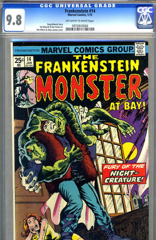Frankenstein #14   CGC graded 9.8 - HIGHEST GRADED - SOLD!