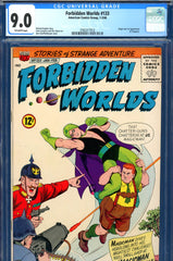 Forbidden Worlds #133 CGC 9.0 org/1st app of Dragonia