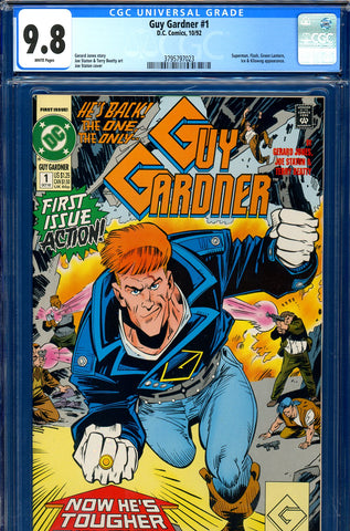 Guy Gardner #1 CGC graded 9.8 - HIGHEST GRADED - SOLD!
