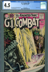 G.I. Combat #090 CGC graded 4.5 - grey tone cover - 4th Haunted Tank