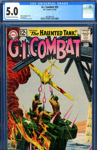 G.I. Combat #093 CGC graded 5.0 - Russ Heath cover/art - SOLD!