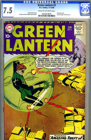 Green Lantern #03   CGC graded 7.5 - SOLD